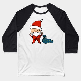 Happy Santa Baseball T-Shirt